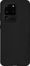 BMAX Siliconen hard case hoesje voor Samsung Galaxy S20 Ultra / Hard cover / Beschermhoesje / Telefoonhoesje / Hard case / Telefoonbescherming - Zwart