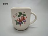 Petit mug avec image fleur fuchsia