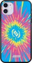 iPhone 11 Hoesje TPU Case - Flower Tie Dye #ffffff