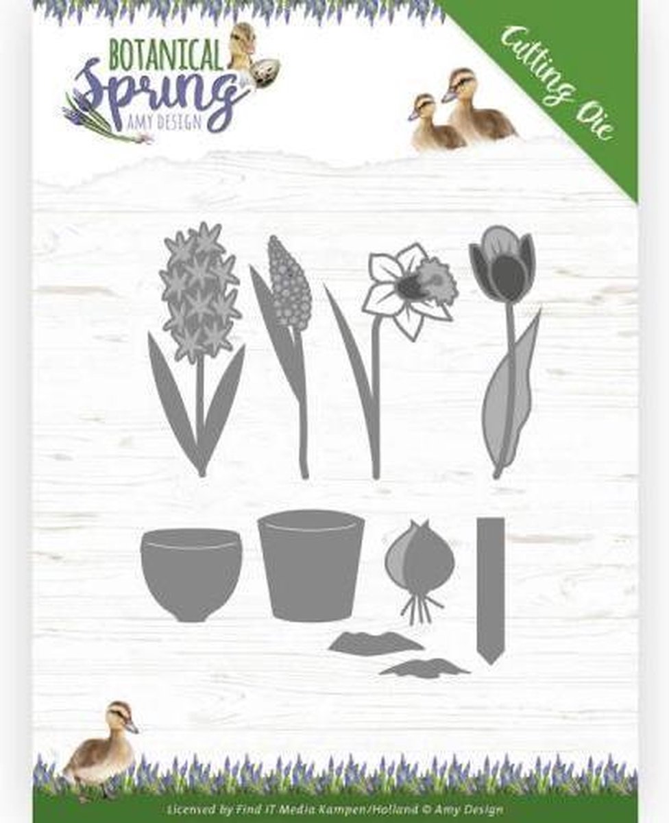 Botanical Spring Cutting Die by Amy Design