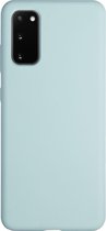 BMAX Siliconen hard case hoesje voor Samsung Galaxy S20 / Hard Cover / Beschermhoesje / Telefoonhoesje / Hard case / Telefoonbescherming - Turquoise