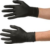 Handschoenen Wegwerp Nitril - Latexvrij - Poedervrij - zwart - Maat L - 90 stuks