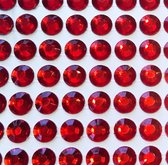 100- Plak Oorbellen Rood- Geen gaatje-6 mm- kinderen-volwassenen- Charme Bijoux