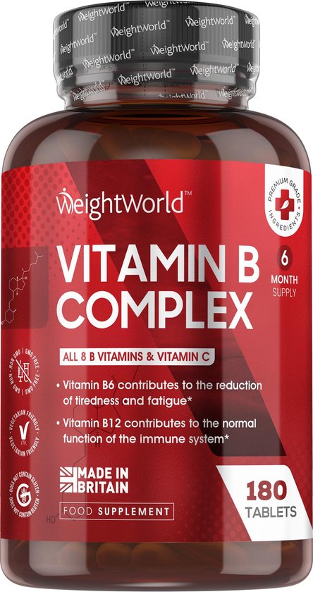 Vitamine B Complex - 8 B-vitamines - tabletten | bol.com