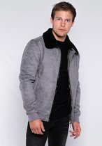 YCLO Shearling Jacket Mads Grey