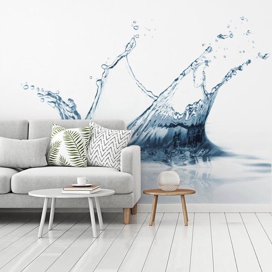 Gouttes d'eau avec une touche de fotobehang
