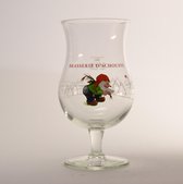 Chouffe Bierglas - 33cl - Origineel glas van de brouwerij - Glas op voet - Nieuw