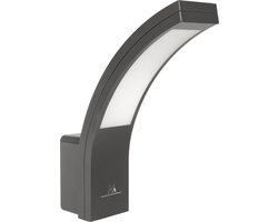 Maclean MCE343 GR LED gevellamp, buitenwandlamp - 800lm - 10W IP54 - grijs, natuurlijk wit (4000K)