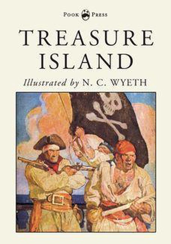 Treasure Island - Illustrated by N. C. Wyeth - cover