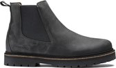 Birkenstock Stalon Chelsea Boots Grijs Leer Narrow-fit - maat 43