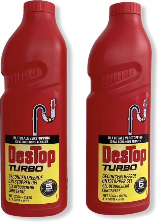 Destop Turbo - Ontstopper - 2 x 1l