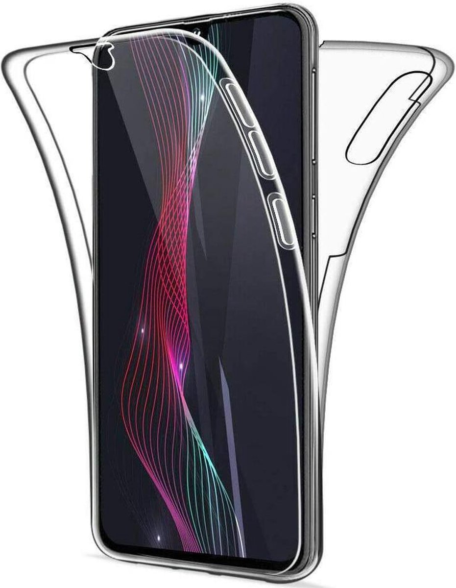 Geschikt voor Samsung Galaxy A70 Hoesje - Transparant 360 Case + Screenprotector