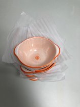 6 stuks - amuseschaaltjes - oranje