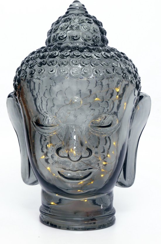 Sierlijke Glazen Kop - Boeddha Hoofd Sierlijk Glazen Kop - Buddha Head... | bol.com