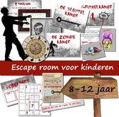 Escape room voor kinderen - De Gruwelfabriek - kinderfeestje - 8 t/m 12 jaar - breinbreker - compleet draaiboek - Print zelf uit!