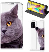 Flipcover Samsung Galaxy M31 Phone case Cat