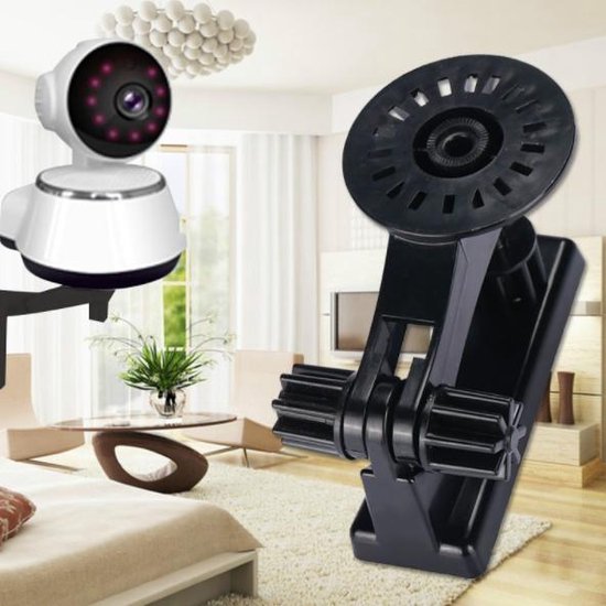 camerabeugel, 180 graden draaibaar , ip camera beugel, babyfoon camera beugel, camera muurbeugel ,camera bracket , ipcam bracket - wit van Merkloos — afbeelding 3