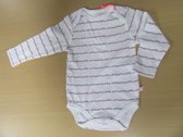 2pack bodyset , Noukie's lange mouw hartje rijen , 6maand  68