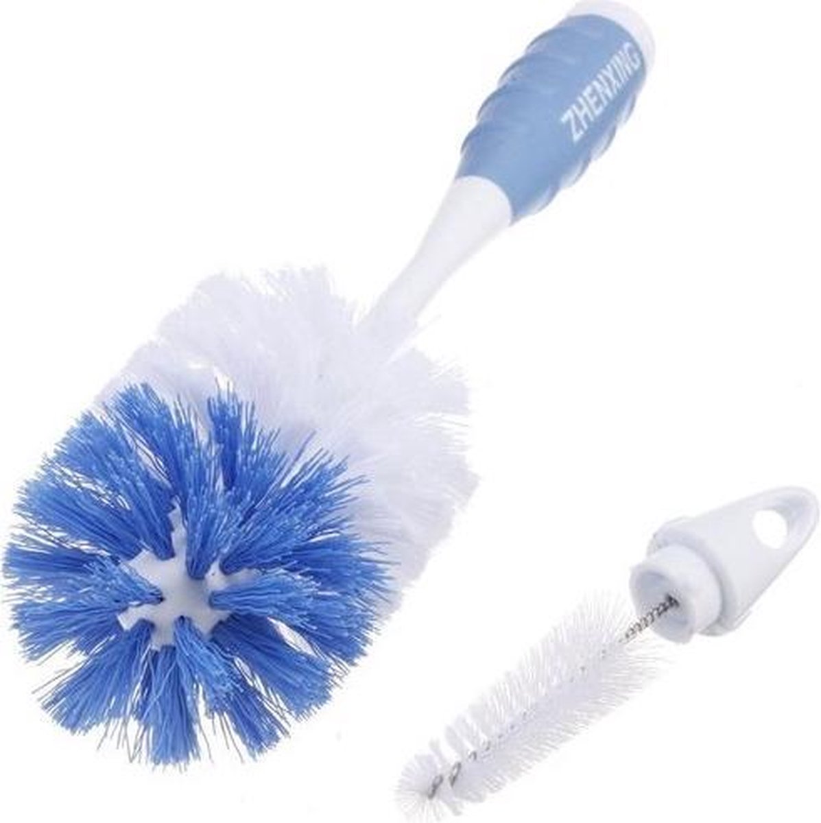 Nettoyage Tétine Paille 5 En 1 Nettoyage Biberon Brosse, 2 Pièces Brosse à Bouteille Brosses à Brosse Col étroit Sans BPA