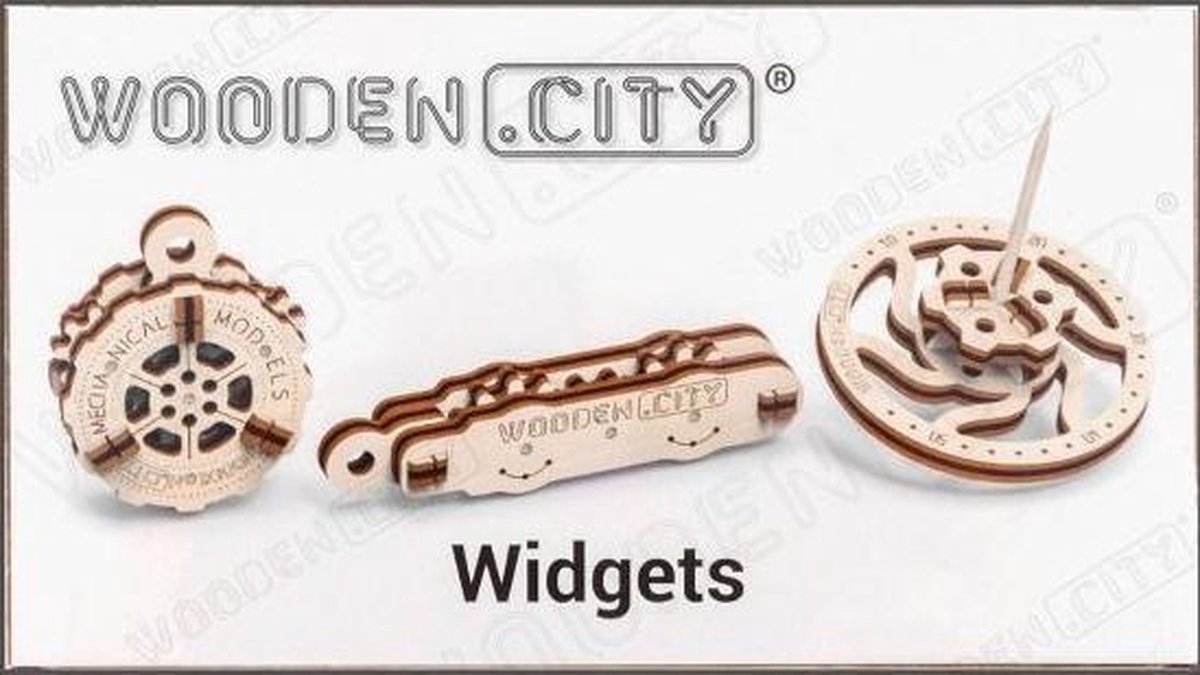 WOODENCITY Action Widgets 3Dpuzzel 29 stuks