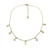 stars necklace - goud