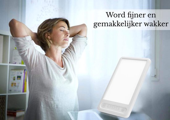 HOBED Daglichtlamp Lichttherapie tegen Winterdepressie meer