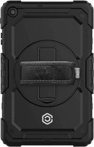 Casecentive Handstrap Pro Coque rigide avec poignée Galaxy Tab S6 Lite 10.4 2020 noir