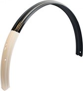 spatbord achter omafiets 28 x 1,5 inch zwart/wit