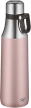 CITY isoleerfles | thermosfles | met draaglus | rosé | 0,5 liter | d7,2xh25cm