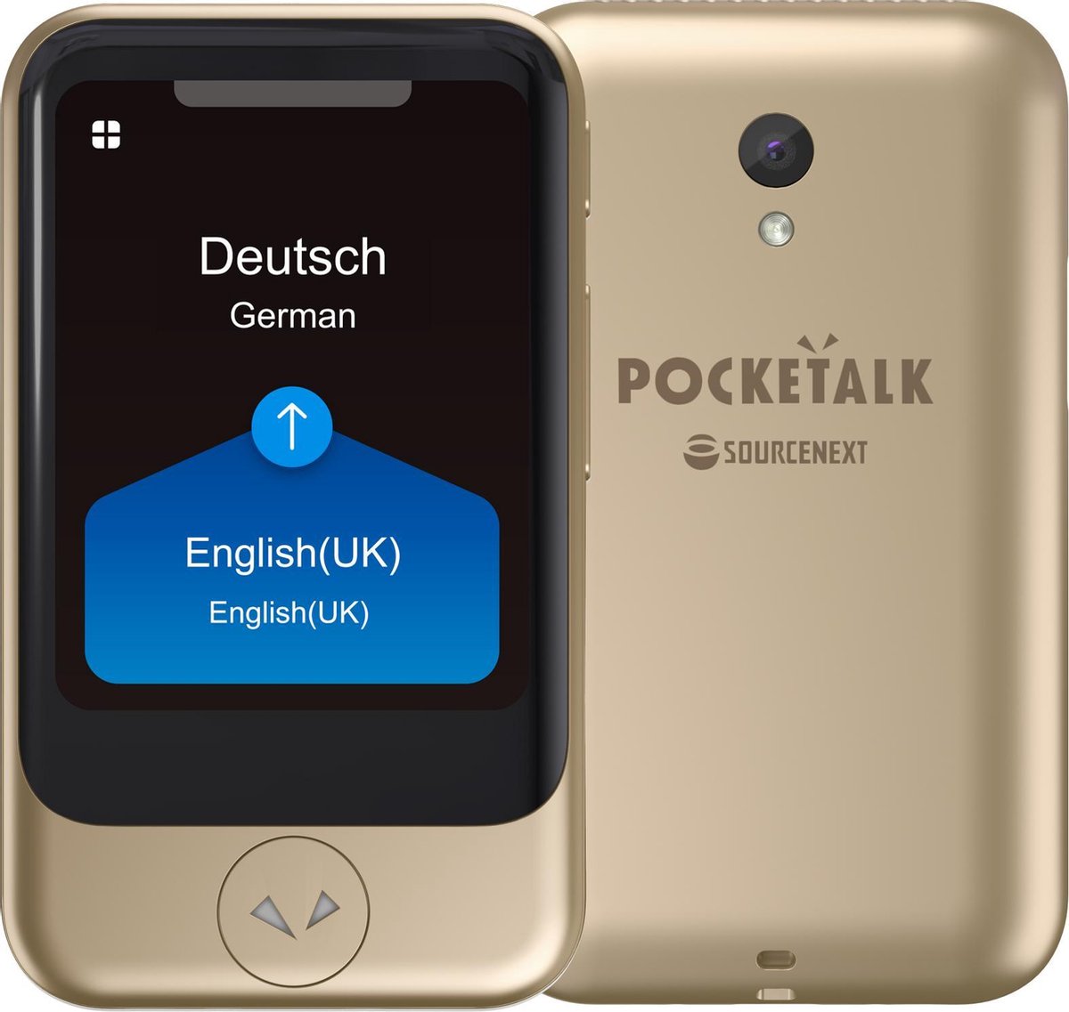 Pocketalk S - Translator - Vertaalcomputer - 2.8 inch - WiFi + 4G - Goud
