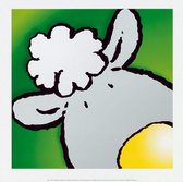 Kunstdruk Jean Paul Courtsey - Sheep 30x30cm