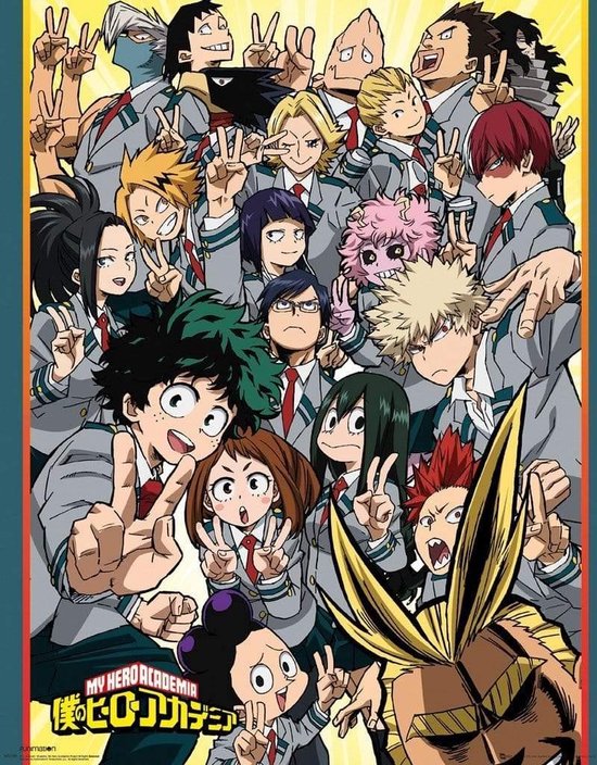 My Hero Academia School Compilation Poster 40x50cm