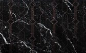 Komar Pure | marble black | fotobehang op vlies 400x250cm