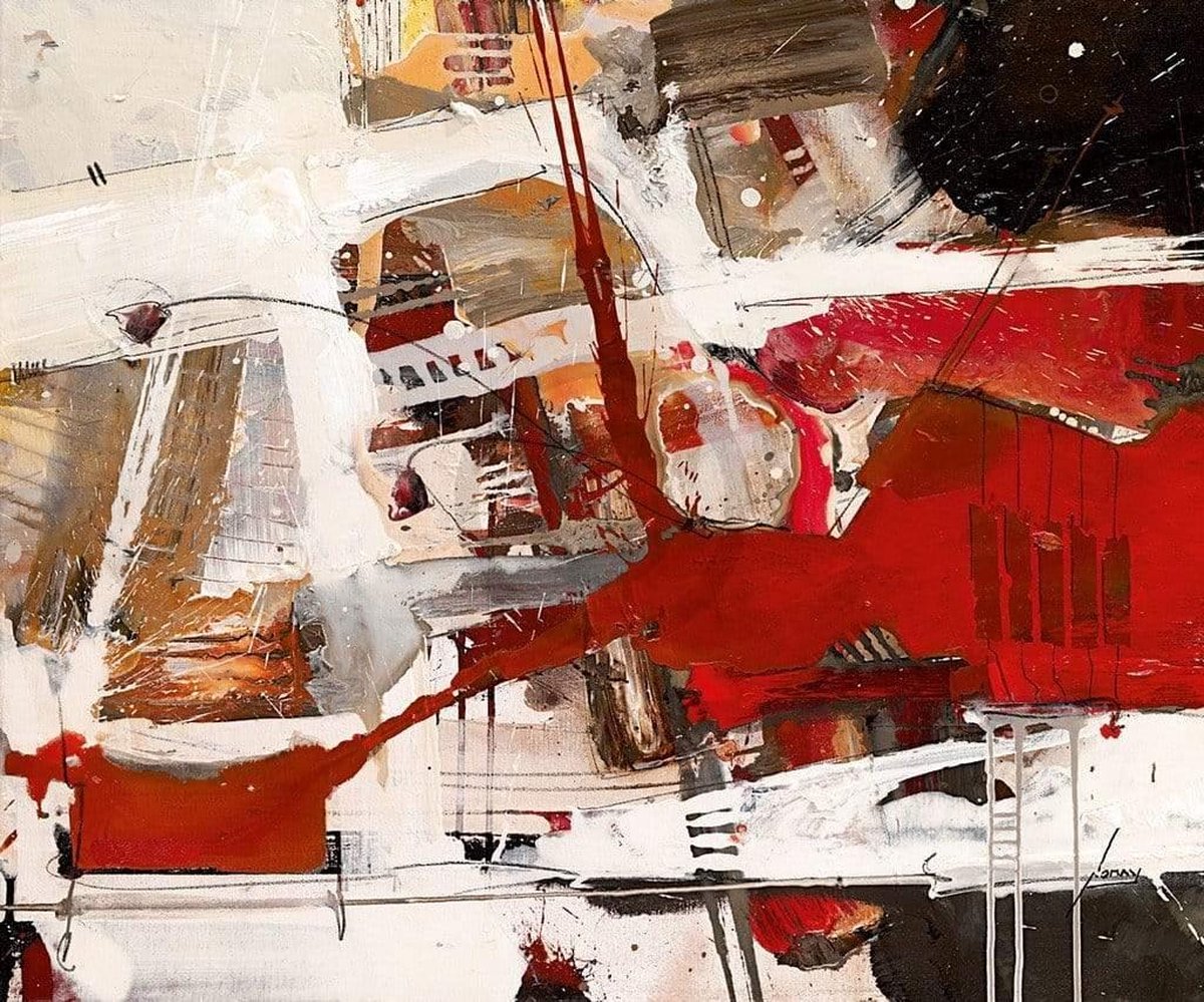 PGM Kunstdruk Norbert Mayer - Von der Lust ins Ich getragen 60x50cm Divers