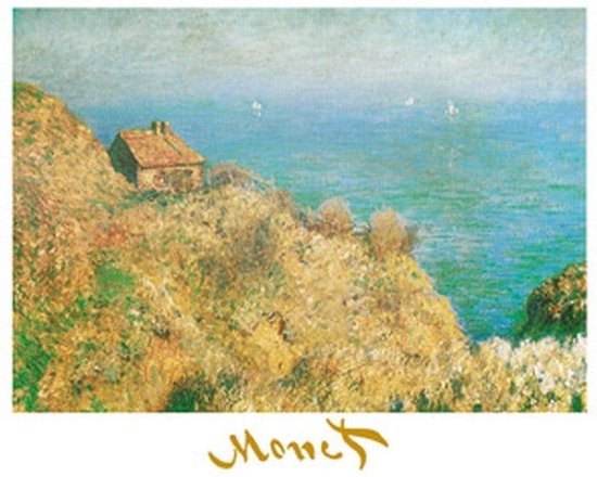 Kunstdruk Claude Monet - La casa dei doganieri 70x50cm