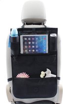 Dreambee - Auto Organizer Autostoel met Tablet Houder - Opbergtas Essentials Zwart