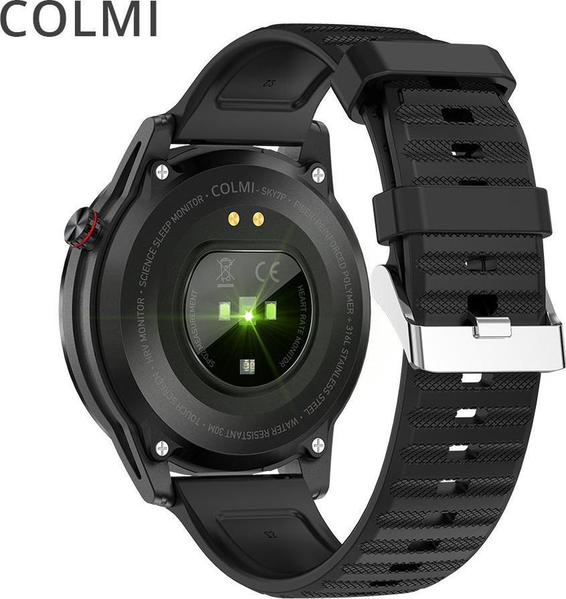 Colmi SKY7 PRO - Stappenteller - Sporthorloge - Zwart | bol.com