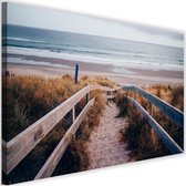 Schilderij Strand en zee, 2 maten, multi-gekleurd, Premium print