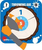 JollyPlay - Foam Bijl Met Zuignap - Inclusief Kartonnen Target