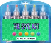 Tie Dye Kit Verf - 5 Verschillende kleuren - Inclusief Handschoenen