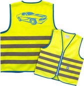 Veiligheidshesje met rits - kinderen - Maat M - Auto - Veiligheidsvest