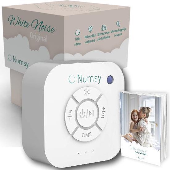 Numsy® Original White Noise Machine Baby - Witte Ruis Baby - Slaaphulp - Slaap Geluidsmachine - Muziekdoosje - Slaaptrainer