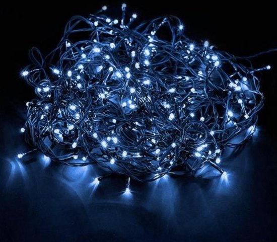 potlood Nachtvlek Inspecteren Blauwe kerstverlichting - 320 LED Blauw - kerstboomverlichting- voor binnen  en buiten... | bol.com