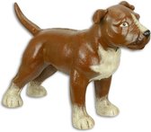 Beeld gietijzer - Staffordshire terriër - Hond - 18 cm hoog