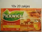 Pickwick thee - Rooibos honing - multipak 10x 20 zakjes