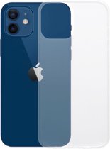 Siliconen hoesje voor Apple iPhone 12 Mini - Transparant