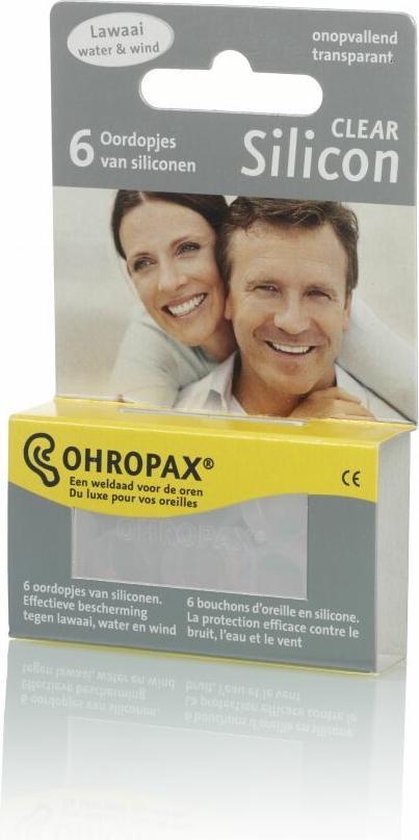 Ohropax - Clear Siliconen Oordoppen - 3 paar