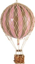 Authentic Models - Luchtballon Floating The Skies  - goud/roze - diameter luchtballon 8,5cm