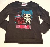 Hippe LOL Surprise - longsleeve - grijs - maat 116