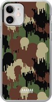 iPhone 12 Mini Hoesje Transparant TPU Case - Graffiti Camouflage #ffffff